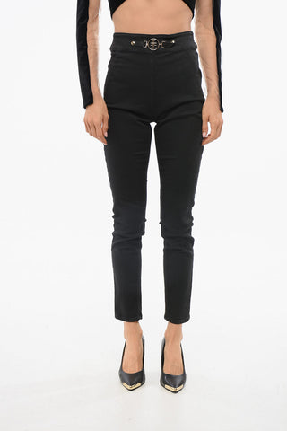 Stretch Cotton Skinny Fit Denims 12cm