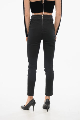 Stretch Cotton Skinny Fit Denims 12cm