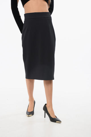 Lined Longuette with Back Slit