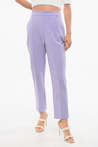 Pantaloni ad 1 Pince con Zip Laterale