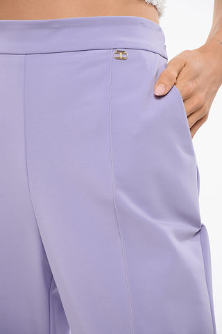 Pantaloni ad 1 Pince con Zip Laterale