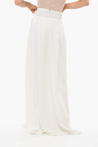 Gonna Maxi con Spacco Frontale e Cintura