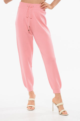 Joggers in Maglia con Polsini