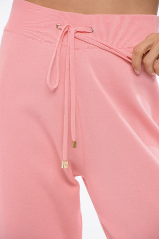 Joggers in Maglia con Polsini