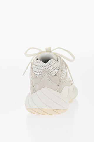 YEEZY 500 Sneakers Basse In Suede e Mesh con Suola a Contrasto