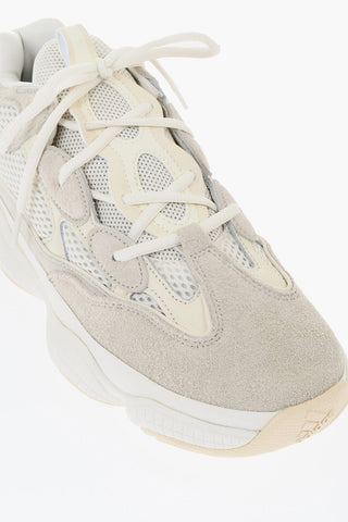 YEEZY 500 Sneakers Basse In Suede e Mesh con Suola a Contrasto