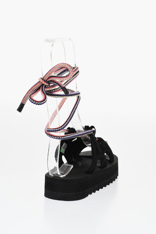 Sandalen RAY-AB aus Wildleder mit Schnürung