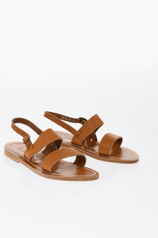 Niedrige Sandalen BARIGOULE aus Leder