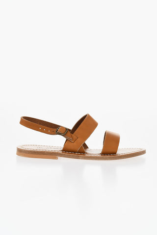 Niedrige Sandalen BARIGOULE aus Leder