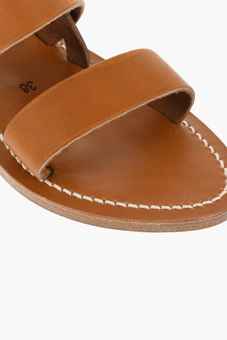 Niedrige Sandalen BARIGOULE aus Leder