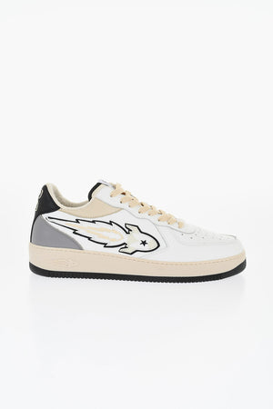 Two-Tone Leather ENTERPRISE JAPAN Low-Top Sneakers