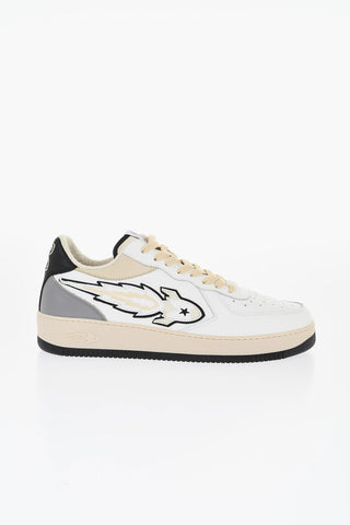 Two-Tone Leather ENTERPRISE JAPAN Low-Top Sneakers