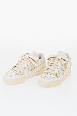 Vintage Effect Leather Forum 84 Low Top Sneakers