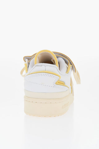 Vintage Effect Leather Forum 84 Low Top Sneakers