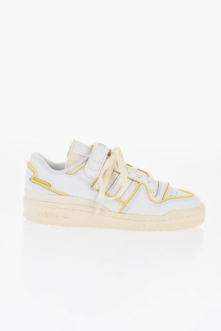 Vintage Effect Leather Forum 84 Low Top Sneakers
