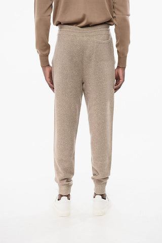 Joggers in Misto Cashmere con Polsini
