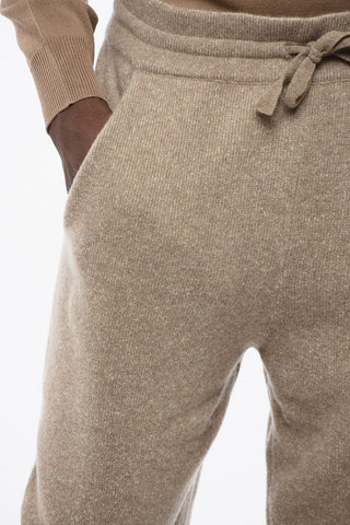 Joggers in Misto Cashmere con Polsini