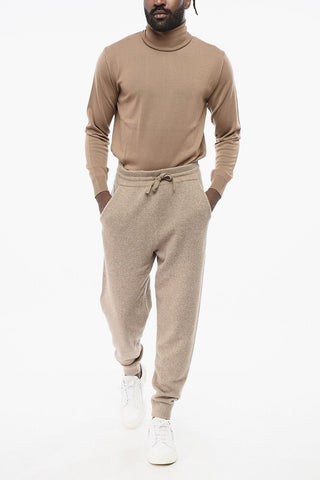 Joggers in Misto Cashmere con Polsini