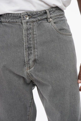 Jeans Slim Fit in Cotone con Passanti 16cm