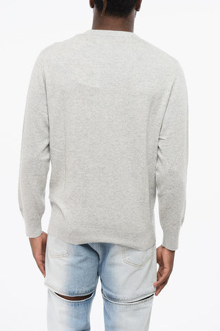 DISNEY Pullover mit Rundhalsausschnitt SPORT CLUB aus Wollmischung mit Micky-Mouse-Bomber-Stickerei