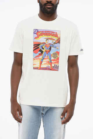 WARNER BROS DC COMICS Printed THE ADVENTURES OF SUPERMAN Crew-neck T-Shirt