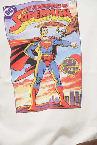 WARNER BROS DC COMICS Printed THE ADVENTURES OF SUPERMAN Crew-neck T-Shirt