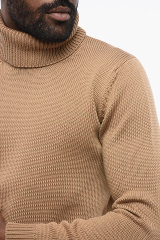 Merino Wool Turtleneck Sweater