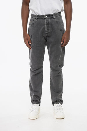 Stonewashed Slim-Fit-Jeans 16cm