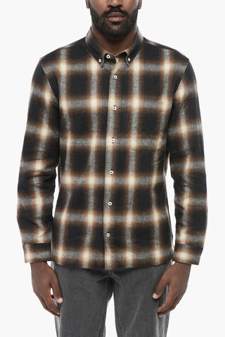 Hemd FOSTER aus Baumwollflanell mit Karomuster