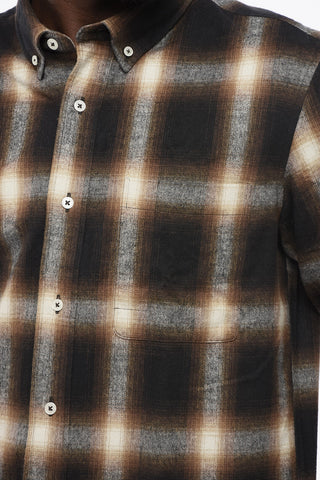 Hemd FOSTER aus Baumwollflanell mit Karomuster