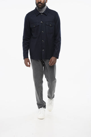 Cloth WADFORD Overshirt with Raw-cut Hems