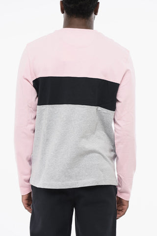 Langärmeliges Rundhals-T-Shirt TWICKERS im Color-Block