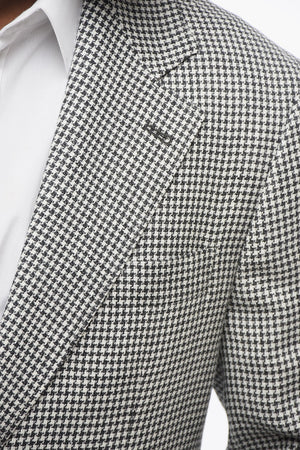 하운드투스 린넨 혼방 수트 플랩 포켓