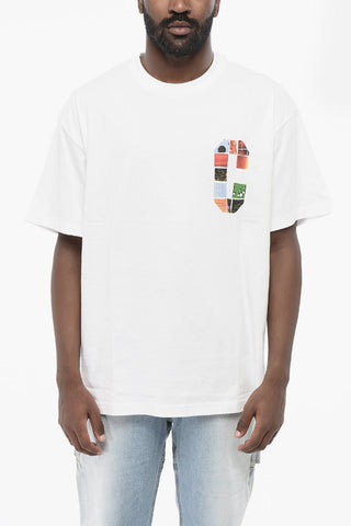 Printed Organic Cotton MACHINE 89 Crew-neck T-Shirt