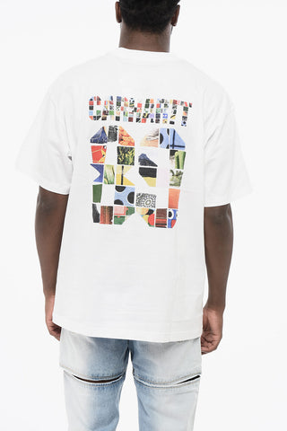 Printed Organic Cotton MACHINE 89 Crew-neck T-Shirt