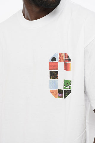 Printed Organic Cotton MACHINE 89 Crew-neck T-Shirt
