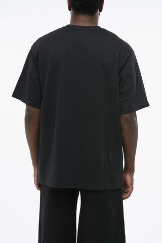 Cotton Crew-neck T-shirt with Breast Pocket