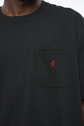 Cotton Crew-neck T-shirt with Breast Pocket
