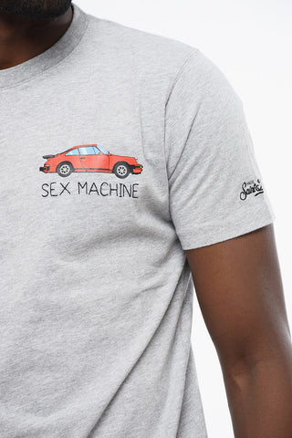 Organic Cotton SEX MACHINE Crew-neck T-Shirt