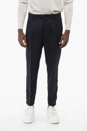 버진 울 카고 팬츠 발목 지퍼