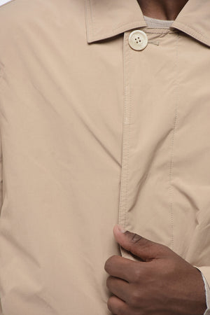 나일론 트렌치 히든 버튼