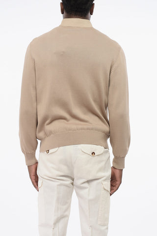 Wildlederjacke mit Strickärmeln
