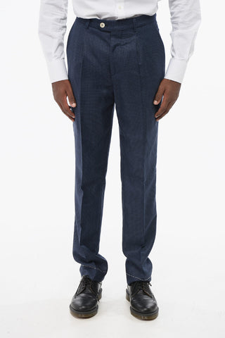 Abito Doppiopetto in Misto Lana Pied de Poule