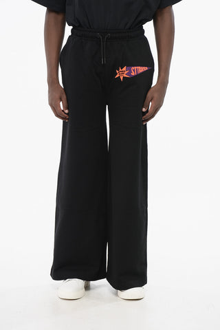 Cotton-Fleece Joggers GUS with Contrast Details