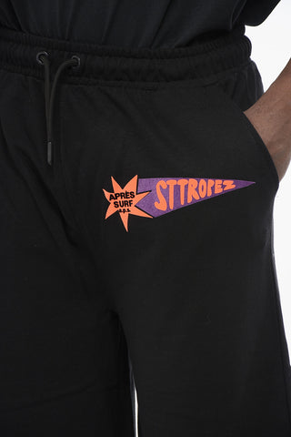 Cotton-Fleece Joggers GUS with Contrast Details