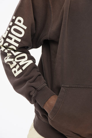 Brushed Cotton MASKING TAPE Hoodie