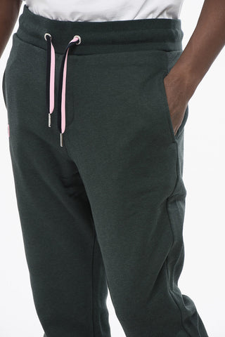 Jogginghose aus Baumwollfleece mit Monogramm