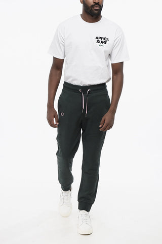 Jogginghose aus Baumwollfleece mit Monogramm