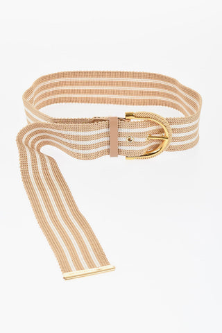 Pinstriped Woven Belt