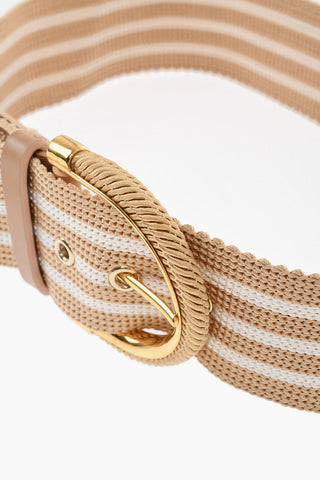 Pinstriped Woven Belt